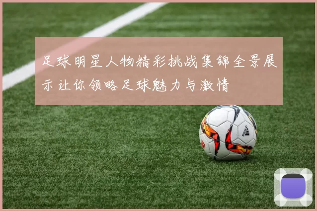足球明星人物精彩挑战集锦全景展示让你领略足球魅力与激情